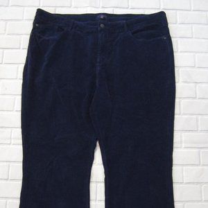 NYDJ Size 22W Plus Bootcut Corduroy Pants